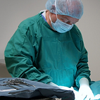 Photo of Doctor Crane in surgery